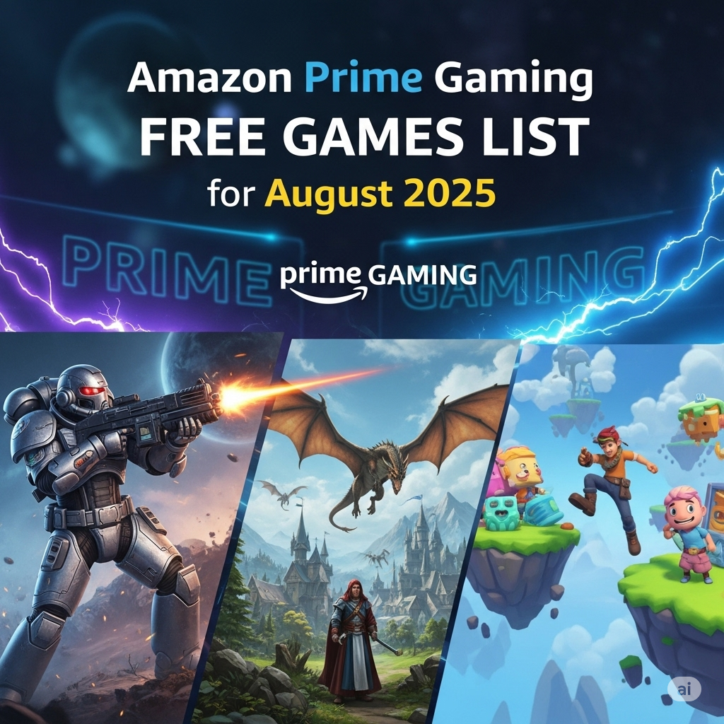 Amazon Prime Gaming Ağustos 2025 Ücretsiz Oyunlar Listesi